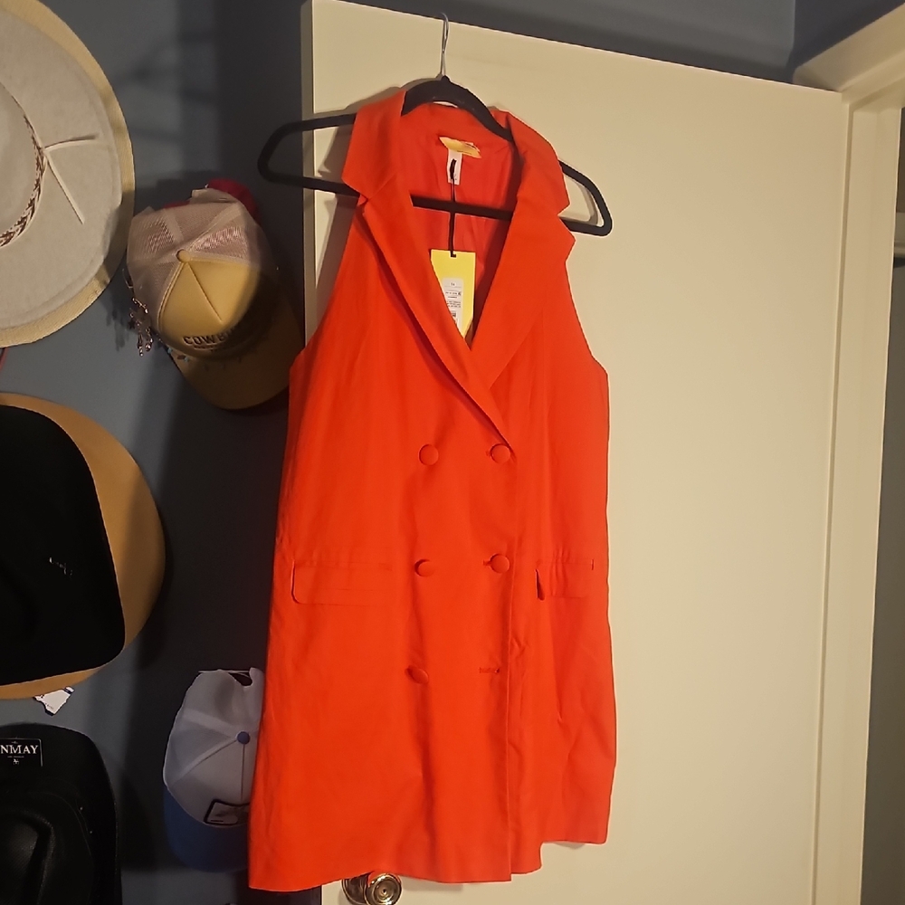 Future Collective Sleeveless Blazer Vest